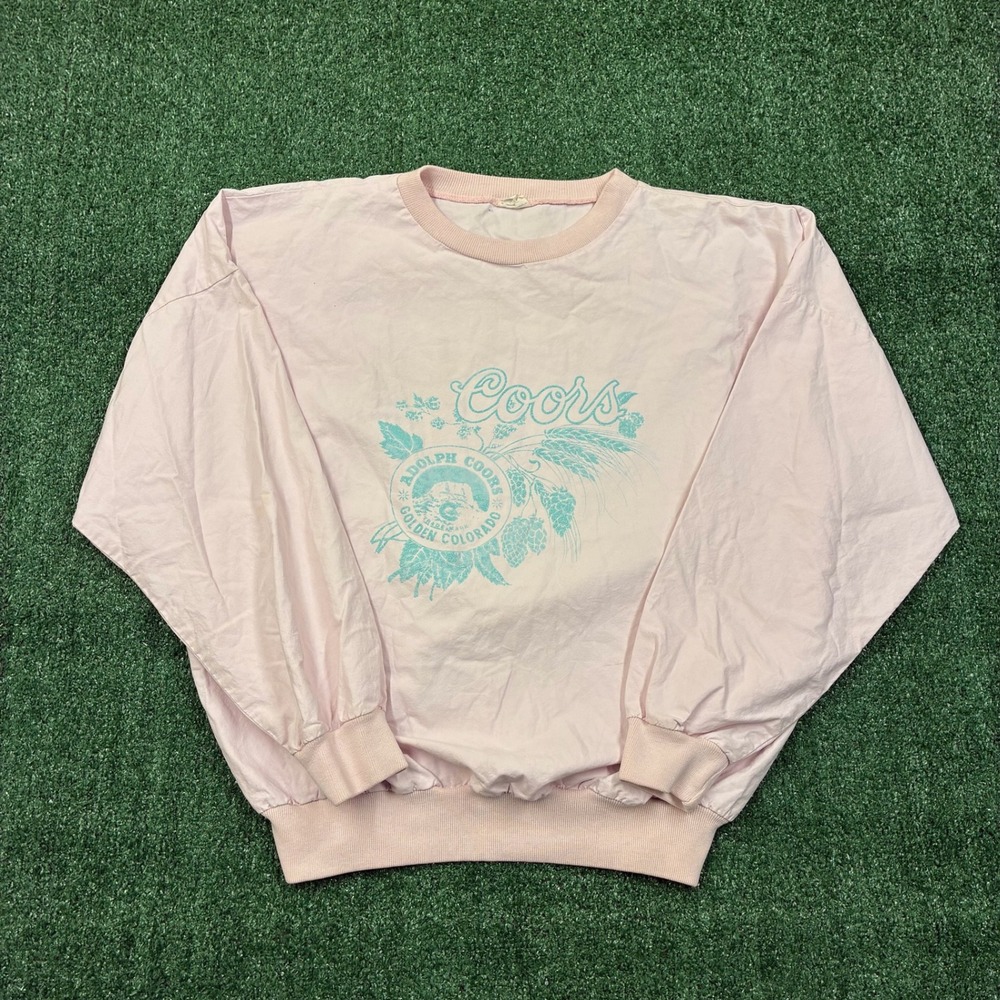 Vintage 1980's‎ Coors Beer Windbreaker Sweatshirt